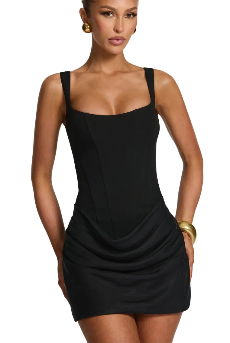 Summer Corset Dress Graceful Sleeveless Short Dresses For Party Wedding Evenning Clothing - cas7m