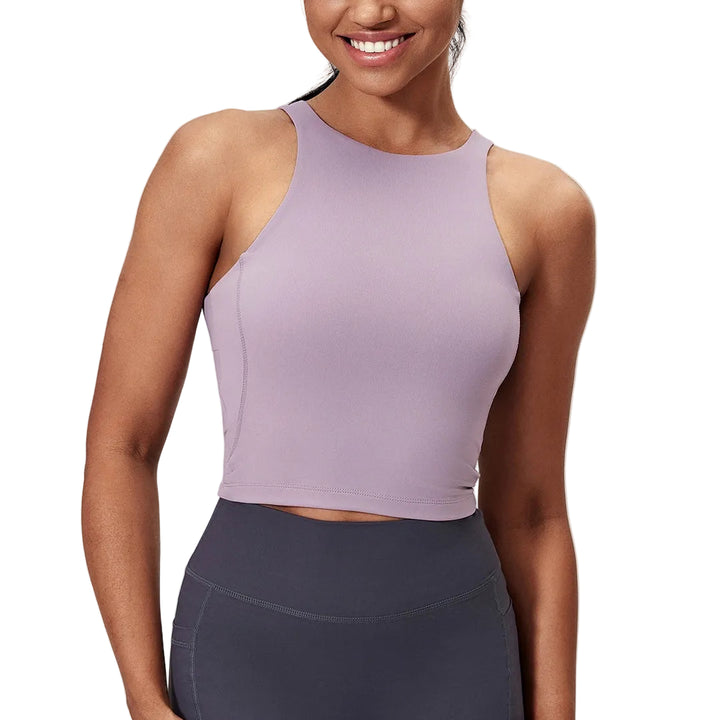 Nude-Feel Cross-Back Sports Bra For Women - cas7m
