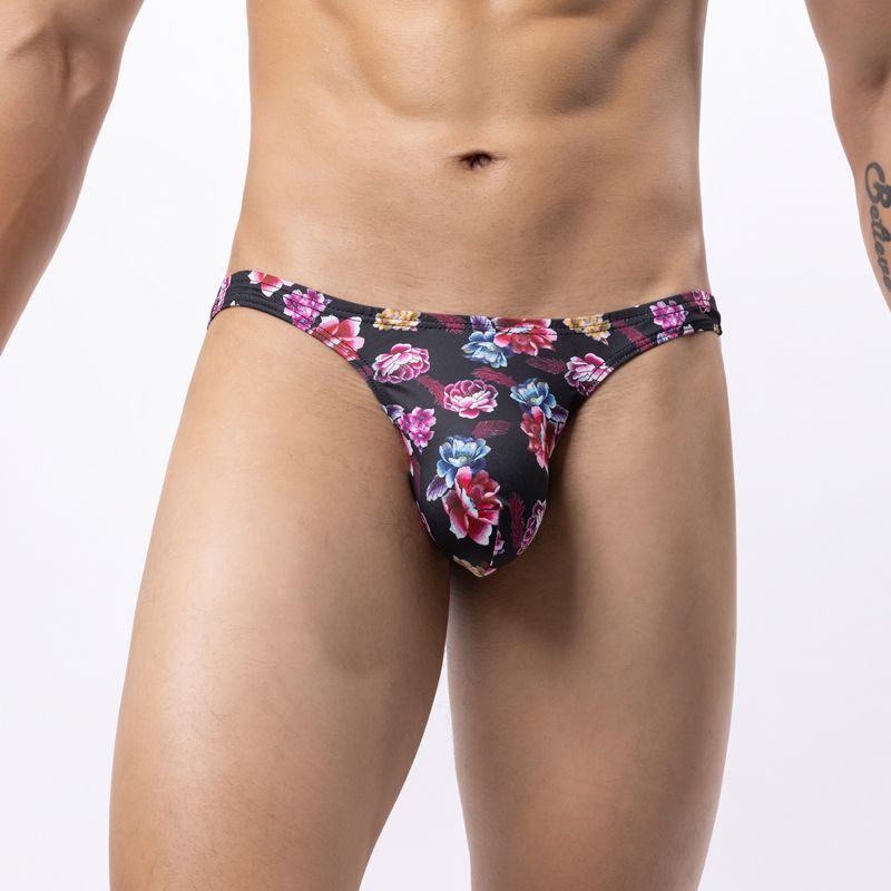 Men's Multicolor Printing Fashion Personality Panties - cas7m