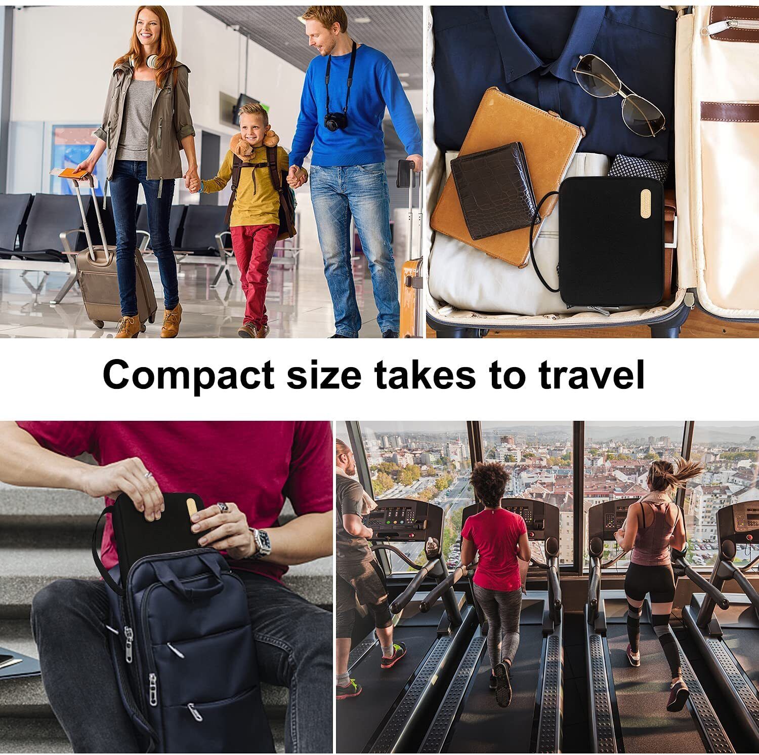 Portable Watch Strap Band Organizer Storage Bag Holder Travel Case Women Men - -grey - cas7m