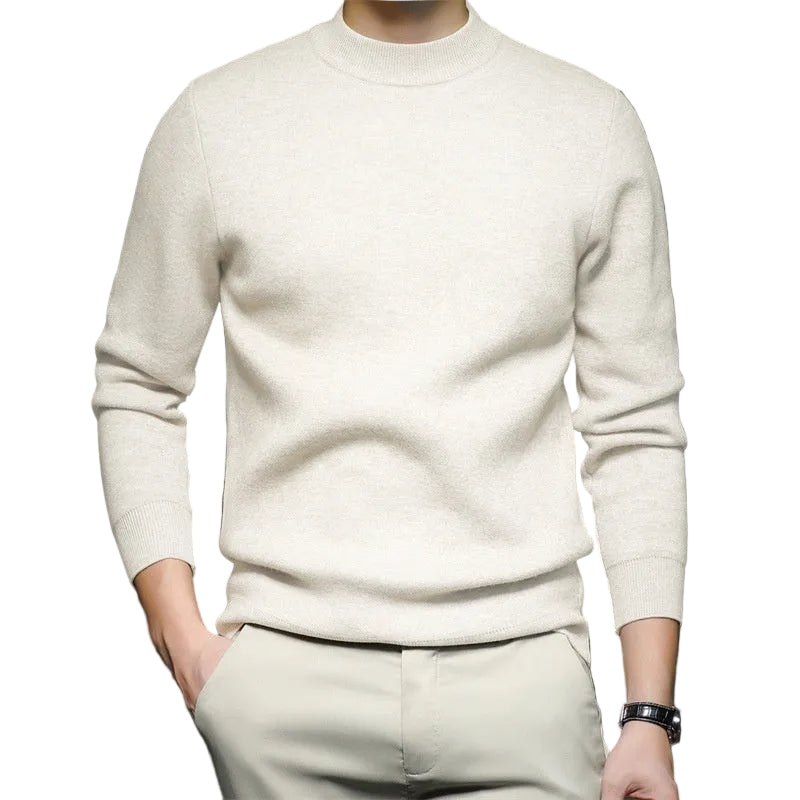 Men's Sweater Worsted Sweater Knitted Long Sleeve - cas7m