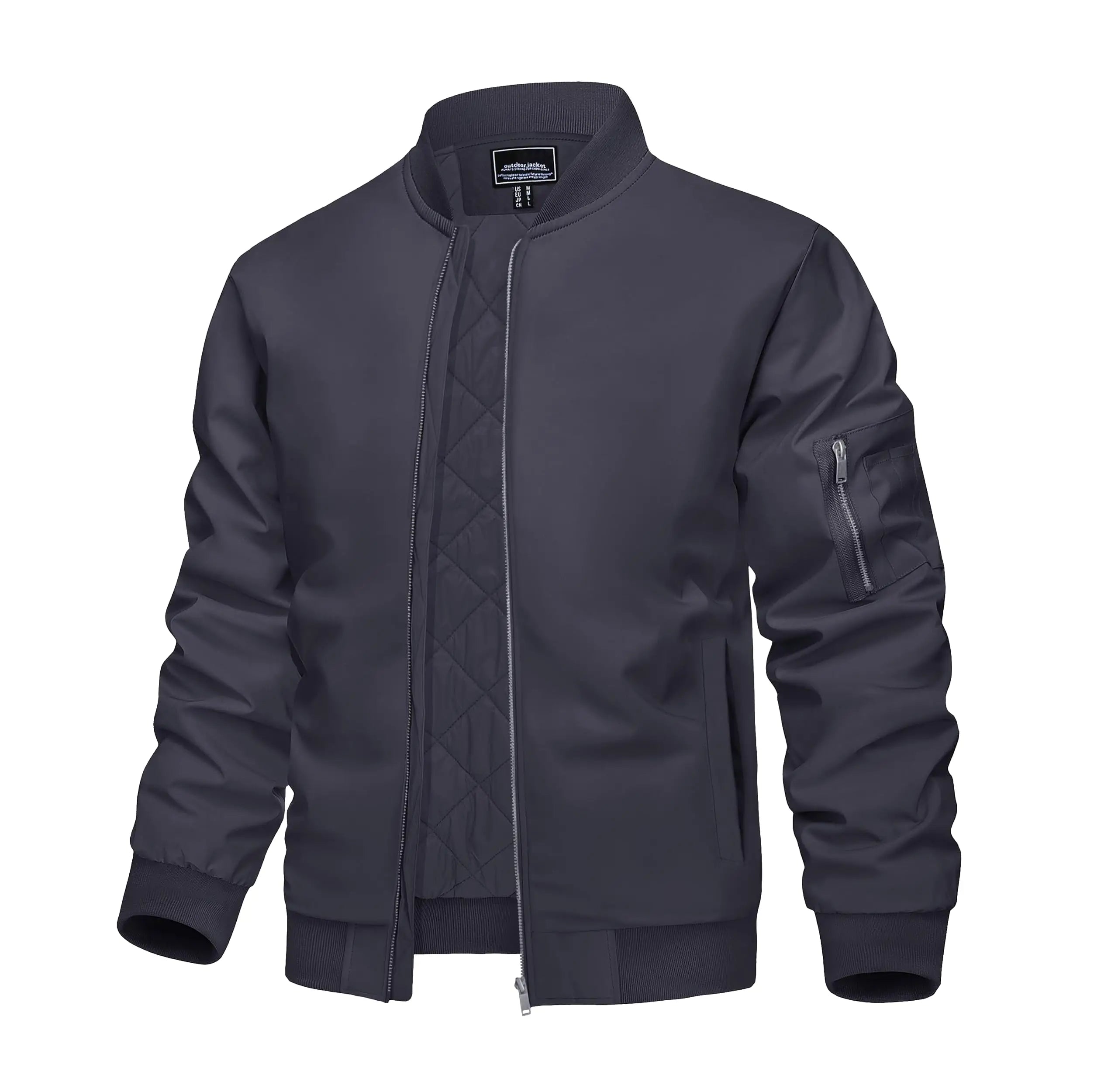 KEFITEVD Men's Winter Warm Bomber Jacket