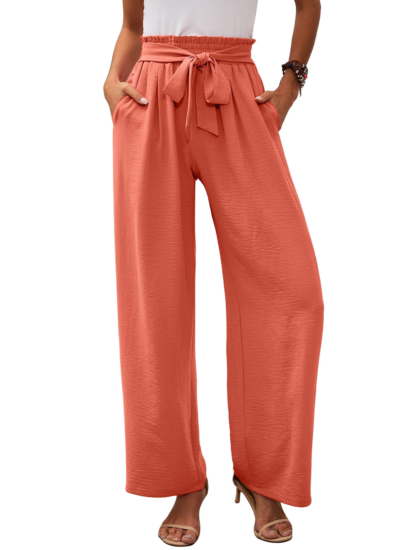 Womens Wide Leg Casual Pants - cas7m