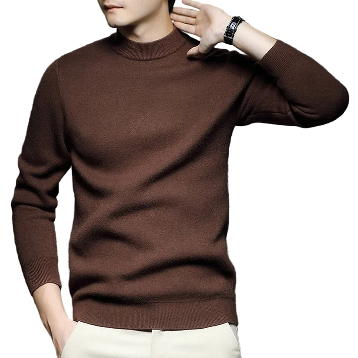 Men's Sweater Worsted Sweater Knitted Long Sleeve - cas7m
