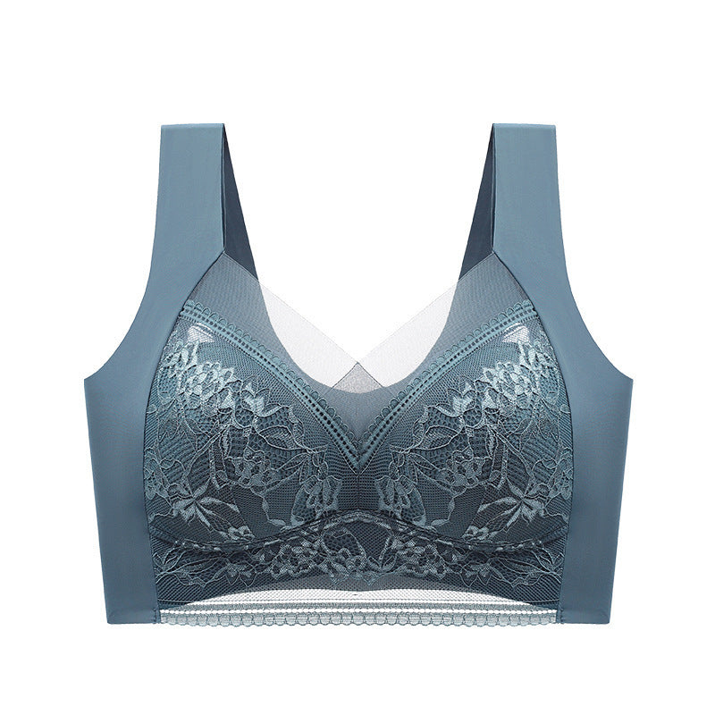 Summer Ice Silk Seamless Bras One Ladies - cas7m