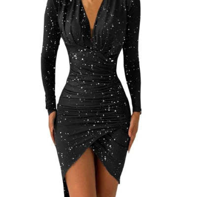 New Printed Slim Dresses For Women - cas7m