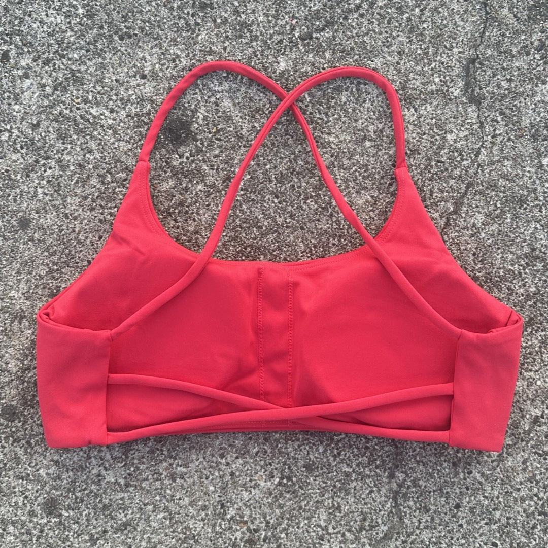 Vibrant Padded Sports Bra – Wire-Free Comfort for Active Women - cas7m