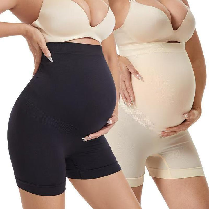 High Waist Belly Support Abdominal Pants Postpartum Body Shaping Bottoming Safety Pants - cas7m