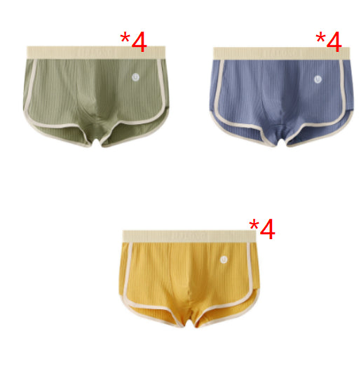 Men's Mid-waist Simple Fashionable Breathable Comfortable Boxers - cas7m