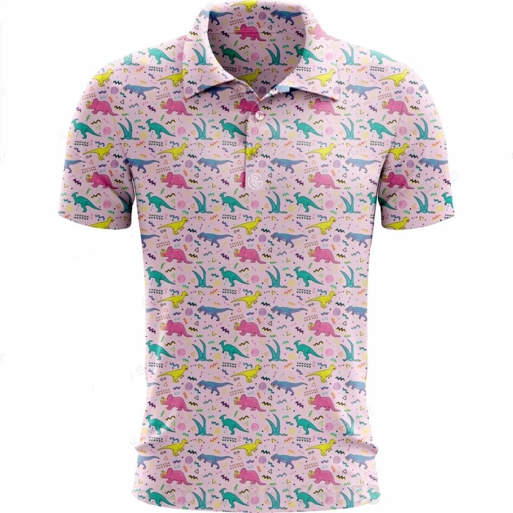 Polo Shirt Men's Quick-dry Army Golf Polo Shirt - cas7m
