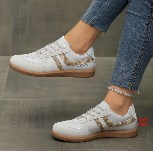 Women's Plus Size German Training Shoes Sneaker - cas7m