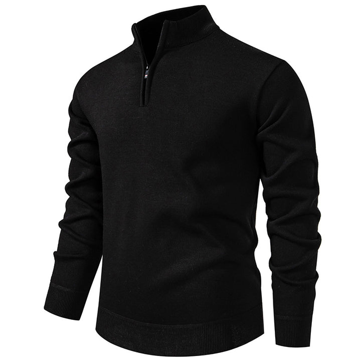 Men's Knitwear Top Half Zipper - cas7m