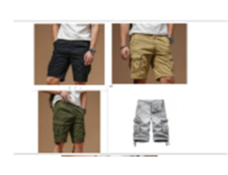 Hong Kong Style Workwear Shorts For Men - cas7m