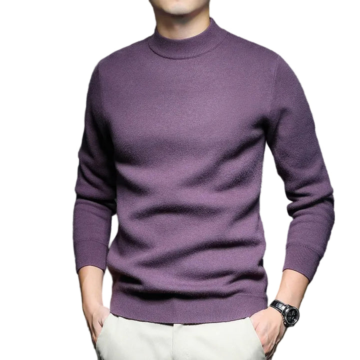Men's Sweater Worsted Sweater Knitted Long Sleeve - cas7m