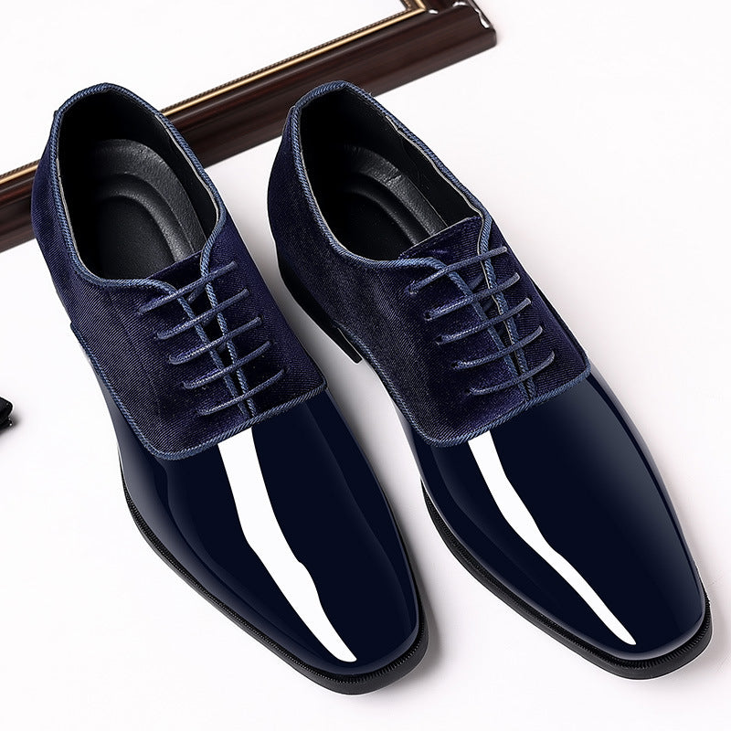 Men's Formal Business Leather Shoes Lightweight Trendy - cas7m