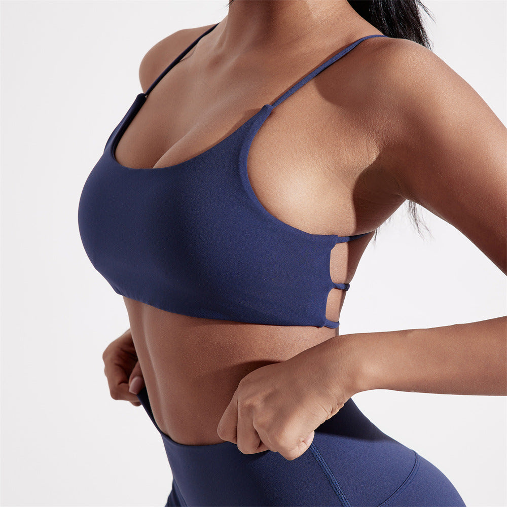 Vibrant Padded Sports Bra – Wire-Free Comfort for Active Women - cas7m