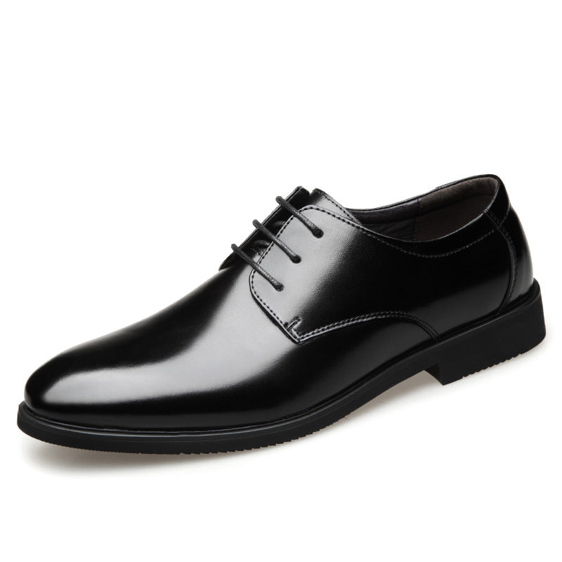 Genuine Leather Business Formal Extra-Large Mens Leather Shoes - cas7m