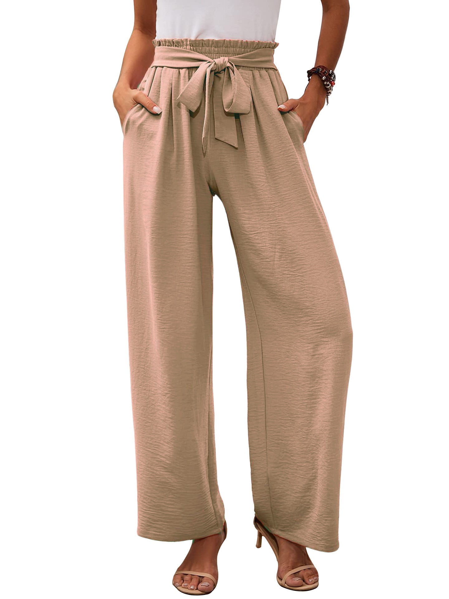 Womens Wide Leg Casual Pants - cas7m