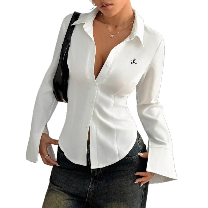 Stylish Minimalist Slim Fit Design For Women With Long Sleeves - cas7m