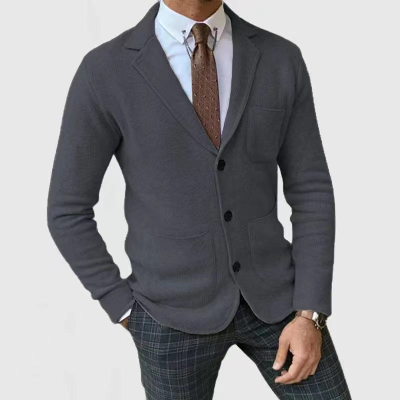 Slim-fitting English Style Casual Formal Wear Suit - cas7m