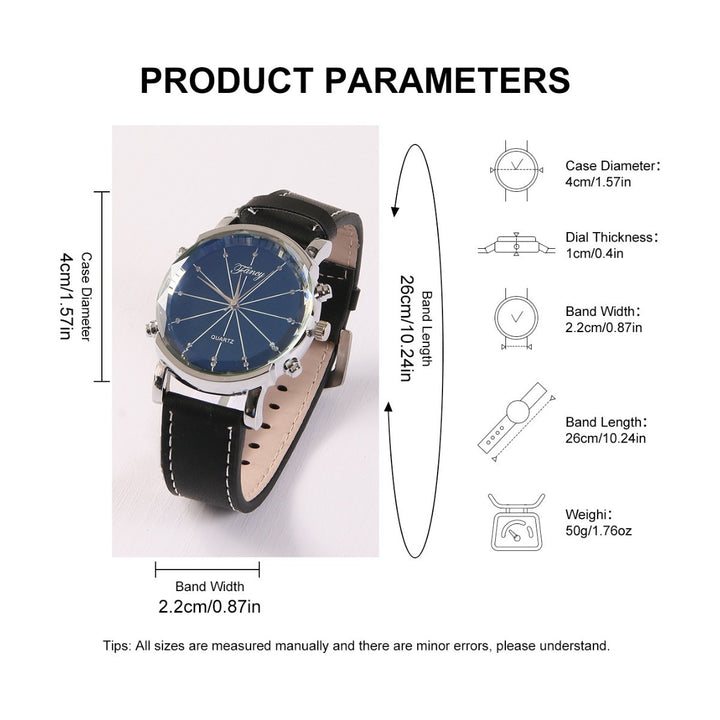 Men's Gift Suit Business Watch Belt - cas7m