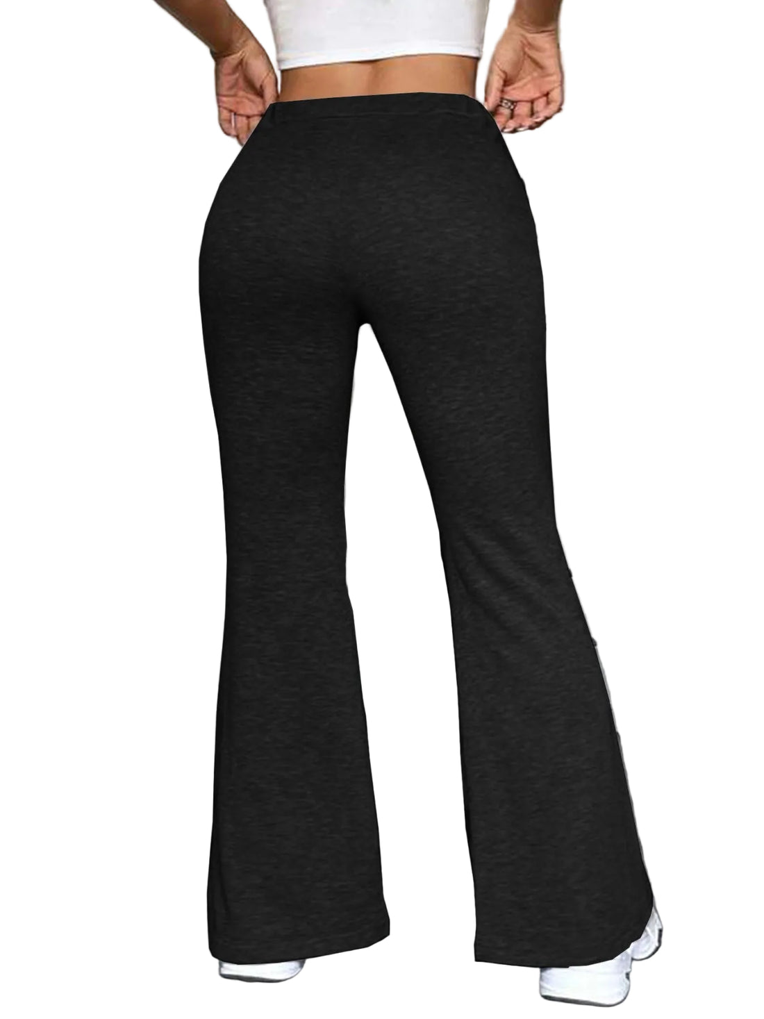 European And American Stitching Yoga Exercise Pants Outdoor Casual Flared Pants - cas7m