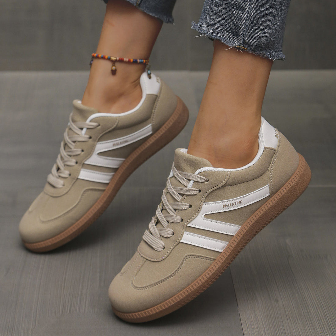 Women's Plus Size German Training Shoes Sneaker - cas7m
