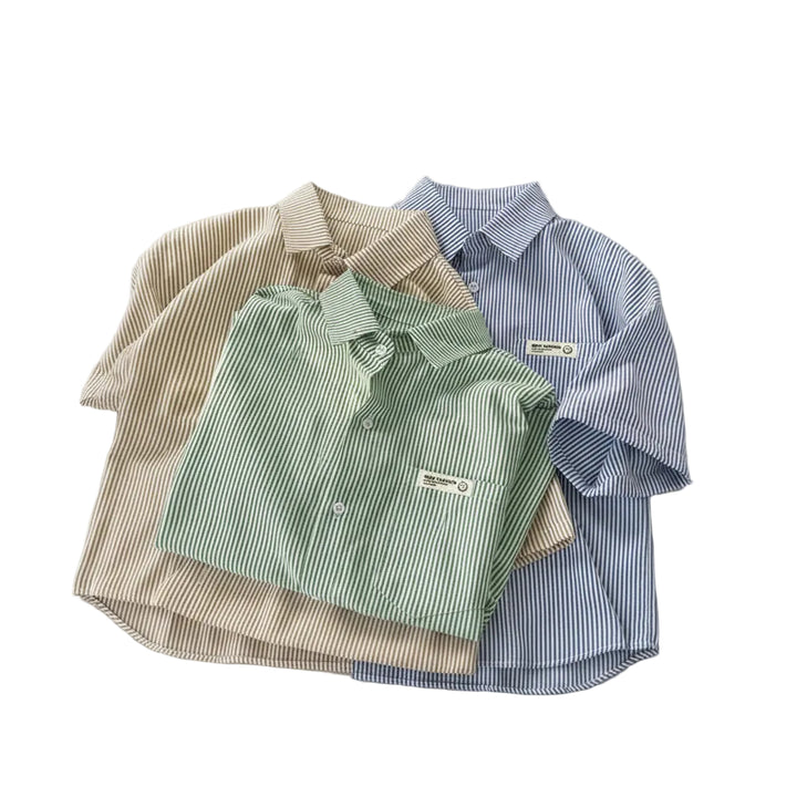 Loose Plus Size Casual Half Sleeve Shirt - cas7m