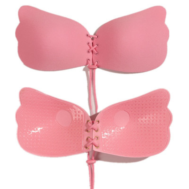 Invisible Comfort: Nylon Polyester Strapless Bra with Front Buckle - cas7m