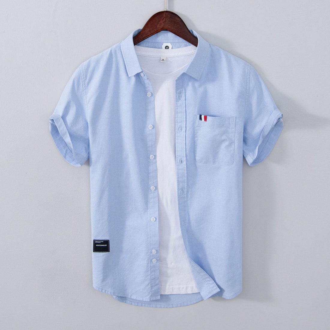 Summer And Spring New Men Casual Short-sleeved Shirt - cas7m