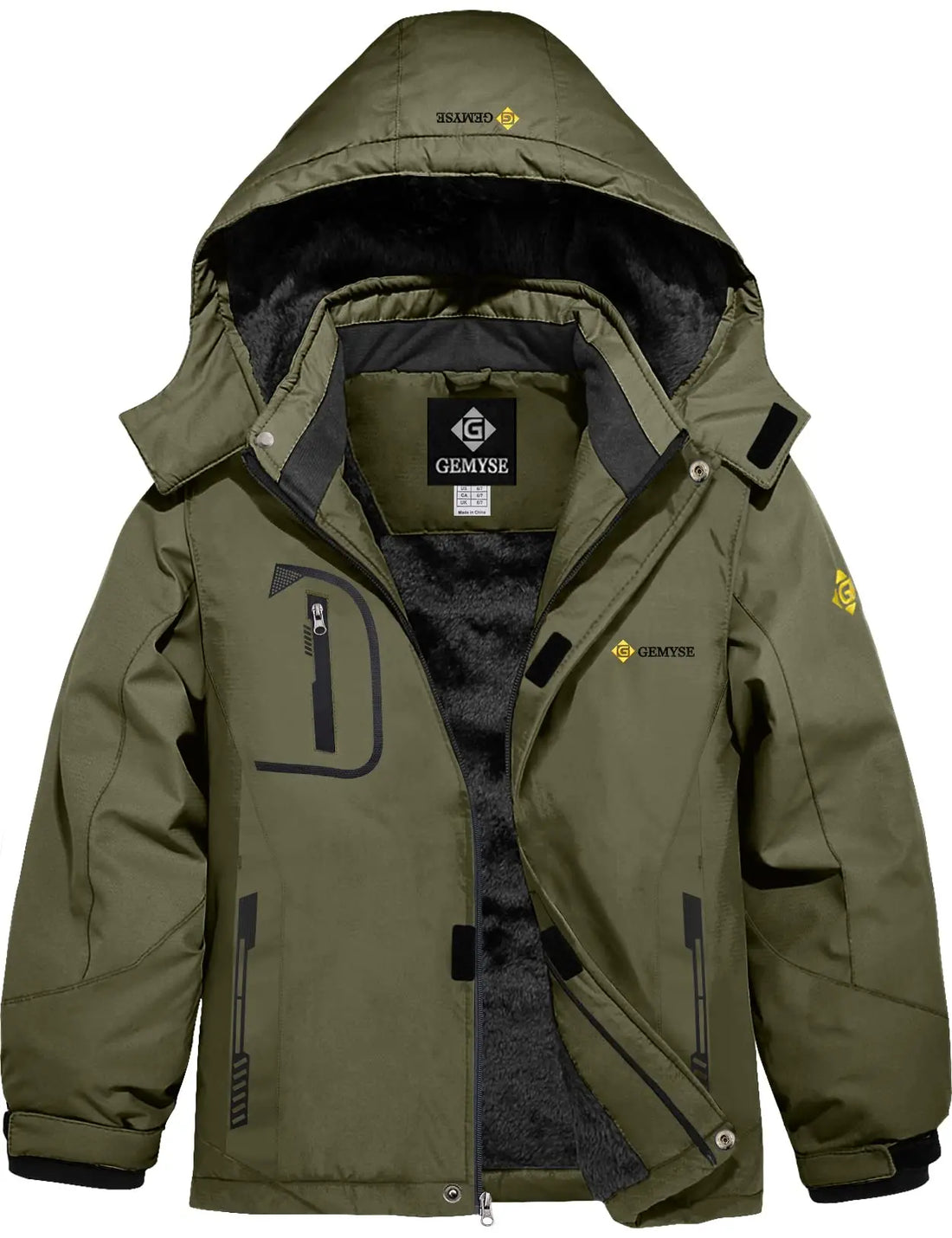 FrostGuard Boys' All-Weather Ski Jacket with Hood