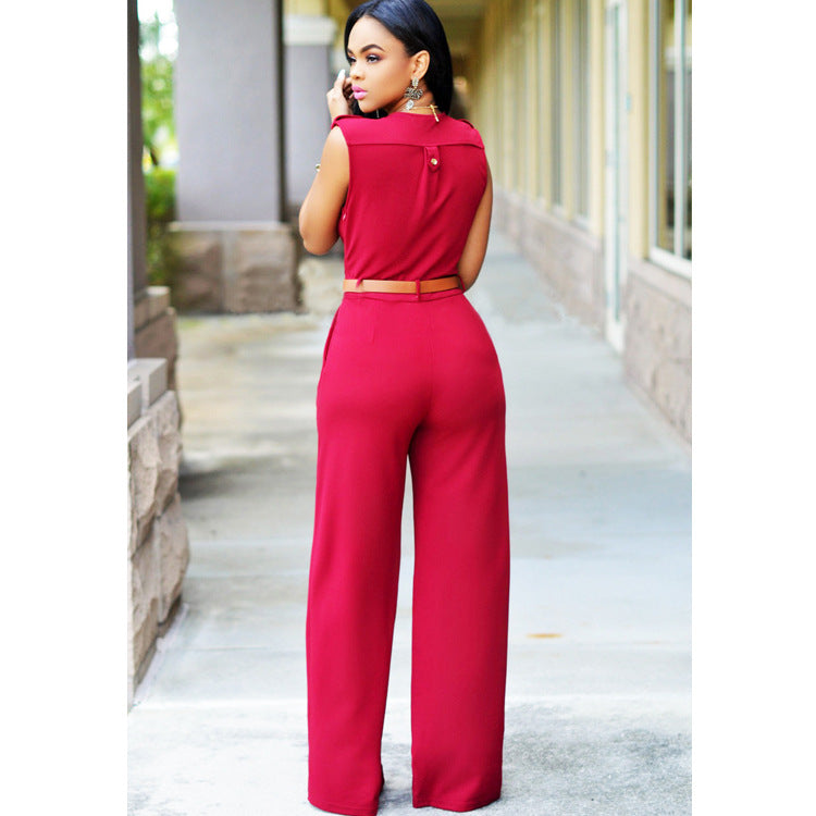 New Women Fashion Jumpsuits Siamese Pants - cas7m