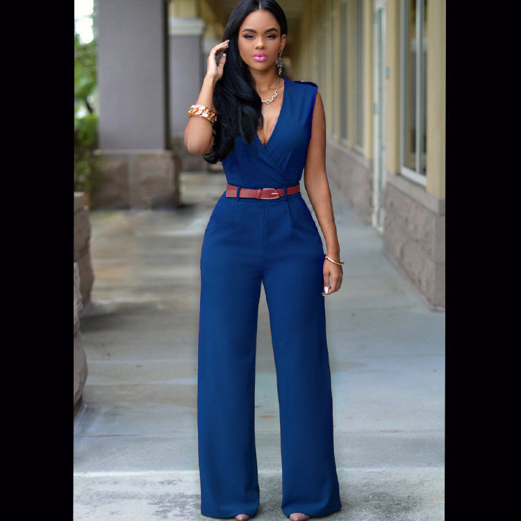 New Women Fashion Jumpsuits Siamese Pants - cas7m