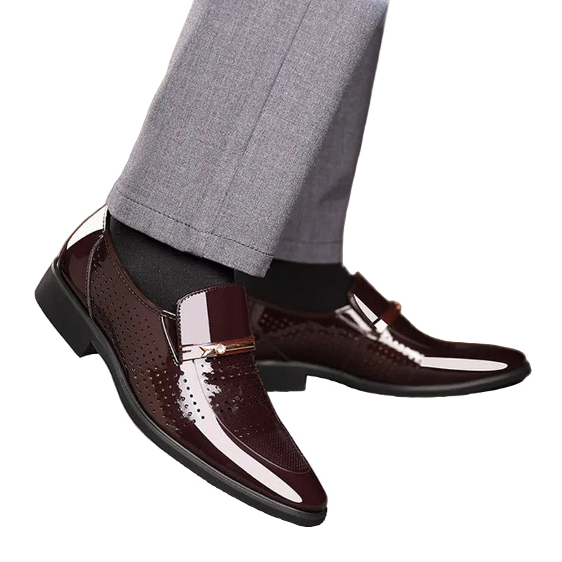 Men's Business Breathable Casual Leather Sandals - cas7m