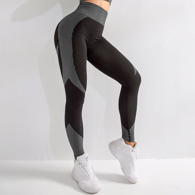 Hollow Seamless Pants Slim Sweat Yoga Sweatpants - cas7m