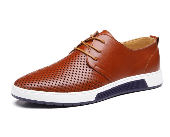Men's Black Formal Leather Shoes - Sophisticated Comfort & Style - cas7m