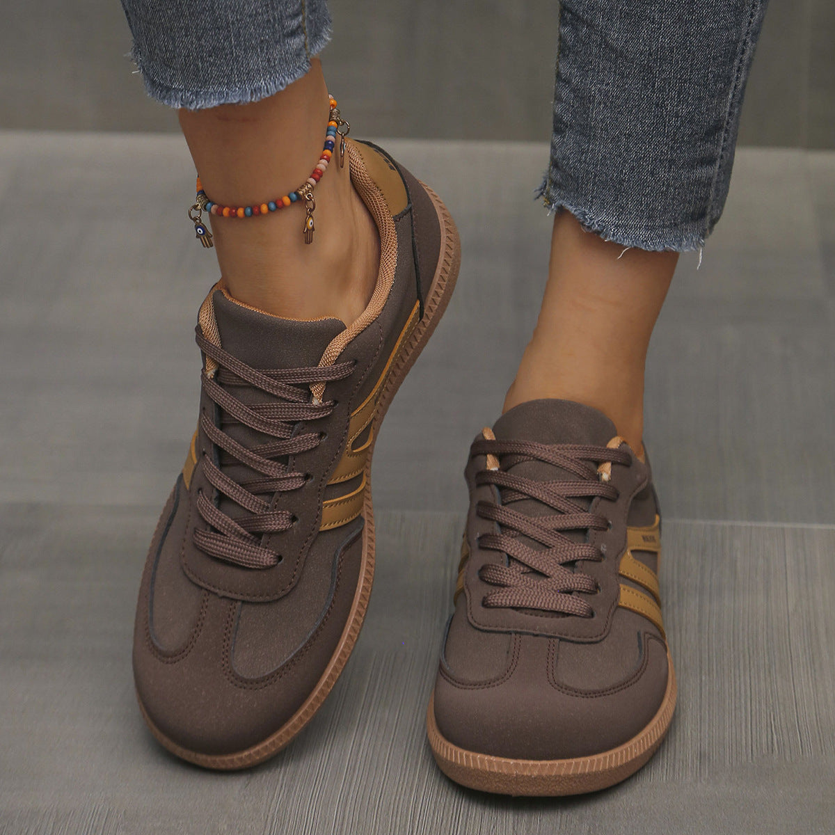Women's Plus Size German Training Shoes Sneaker - cas7m