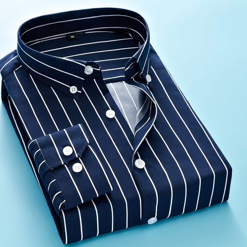 Business Dress Long Sleeve Men's Shirt - cas7m
