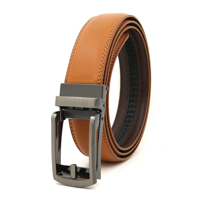 Fake Needle Belt Automatic Buckle Men - cas7m