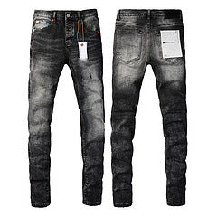 New Black Slim Stretch Men's Skinny Jeans - cas7m