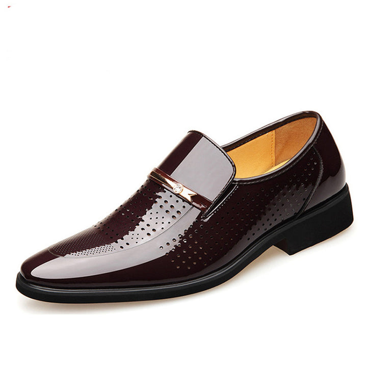Men's Business Breathable Casual Leather Sandals - cas7m