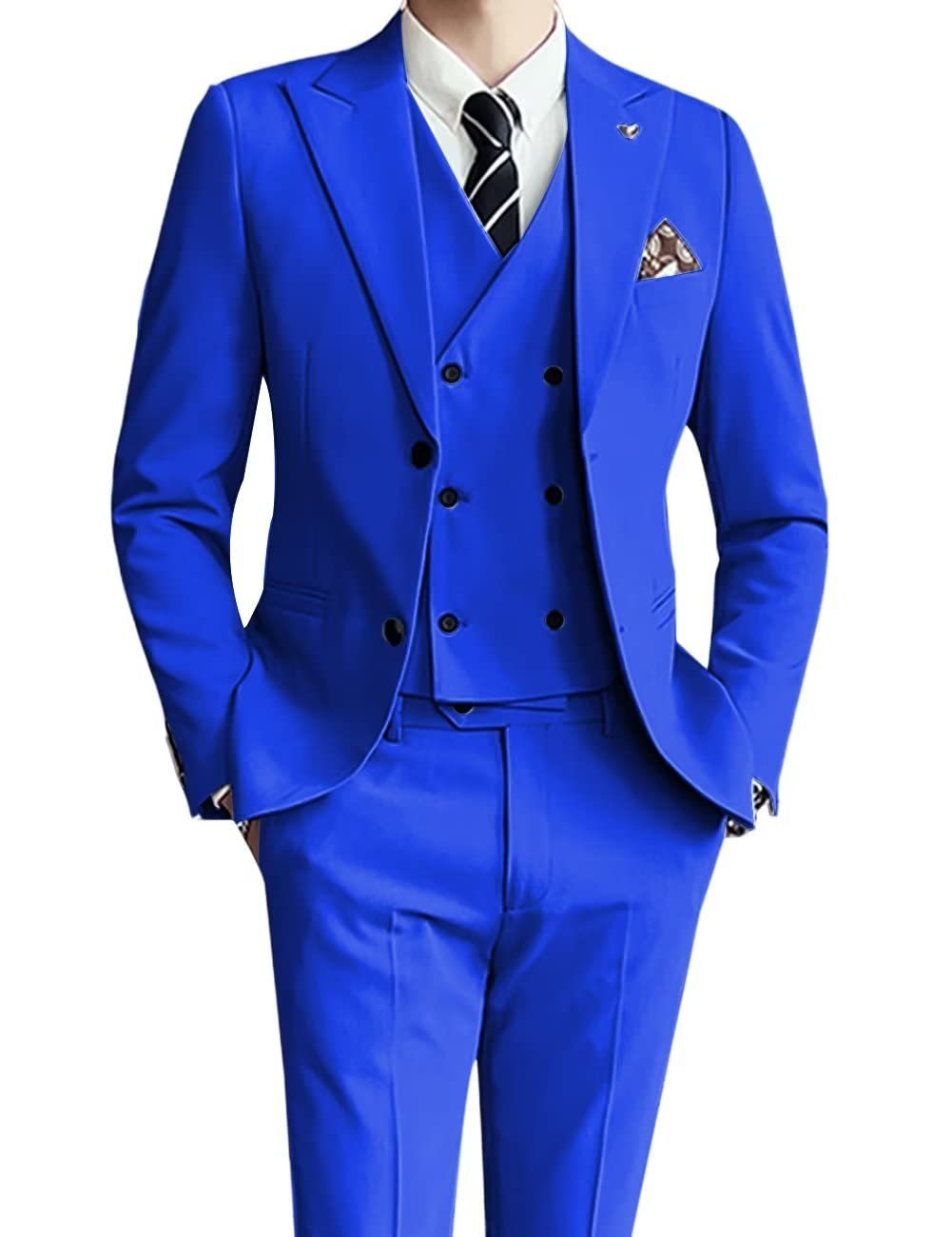 Three-piece Men's Suit Slim Fit Suit - cas7m