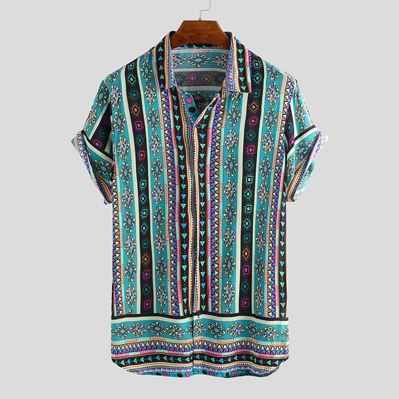 Explosion shirt men's beach shirt - cas7m
