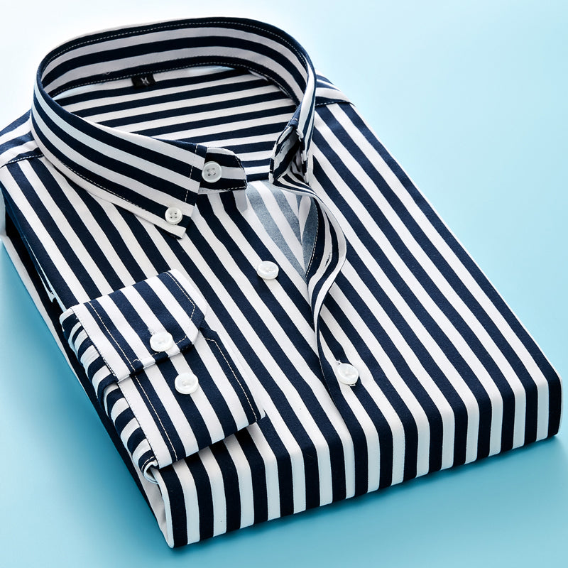 Business Dress Long Sleeve Men's Shirt - cas7m