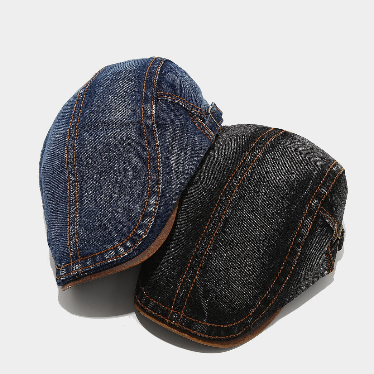 Washed Denim Hat Korean Fashion Women's Fashion Beret - cas7m