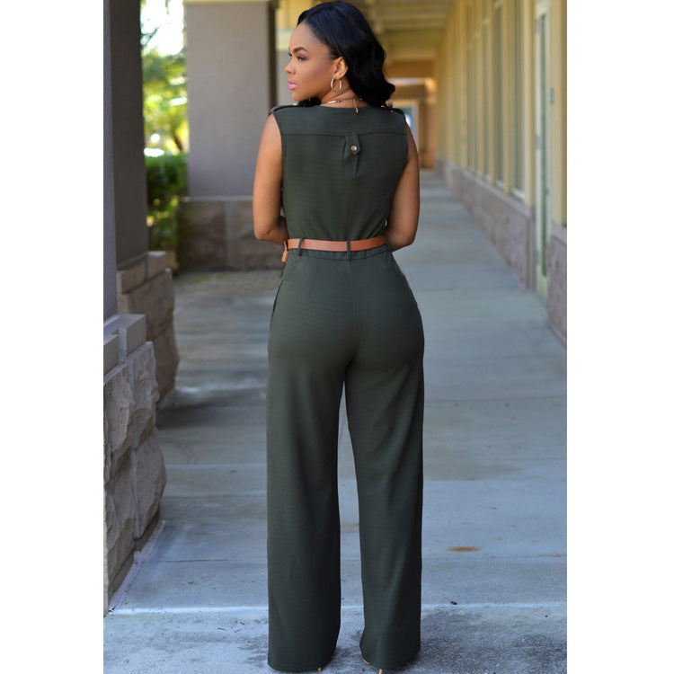 New Women Fashion Jumpsuits Siamese Pants - cas7m