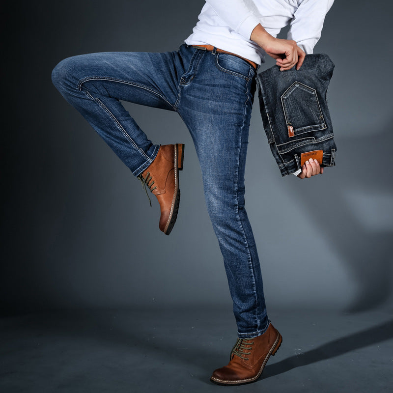 Men's casual Slim small straight tube trousers - cas7m