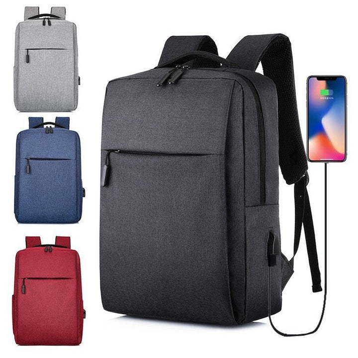 Ergonomic USB Charging Backpack - Stylish & Convenient for Travel - cas7m