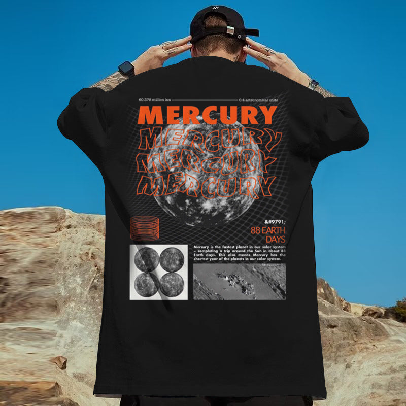 T-shirt For Men 3d Celestial Planet - cas7m