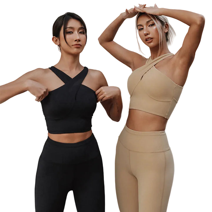 Women's Yoga Wear Vest Sports Bra Underwear - cas7m